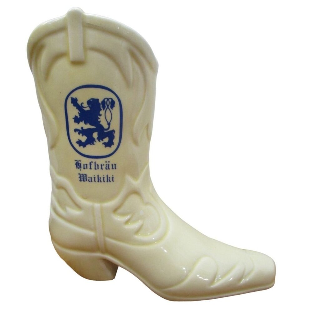 Vintage Hofbrau Waikiki Cowboy Boot Tiki Mug by Daga Hawaii GUC